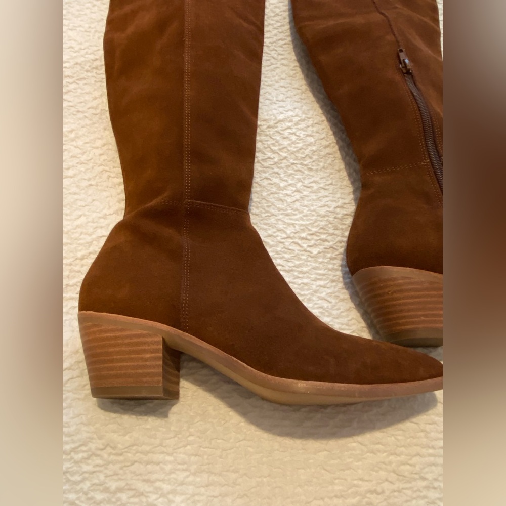 Thigh high Boots.
